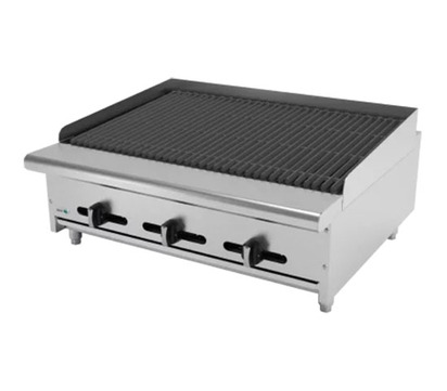 ASADOR A GAS - PIEDRA VOLCANICA