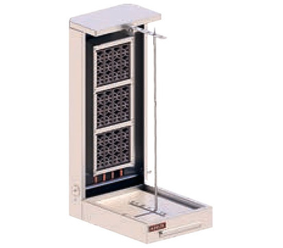 ASADOR AL PASTOR 80 KGS  AI 430 EXT  ALUMINIZADO INT