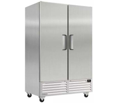 CONGELADOR EN ACERO INOXIDABLE 2 PUERTAS 6 PARRILLAS