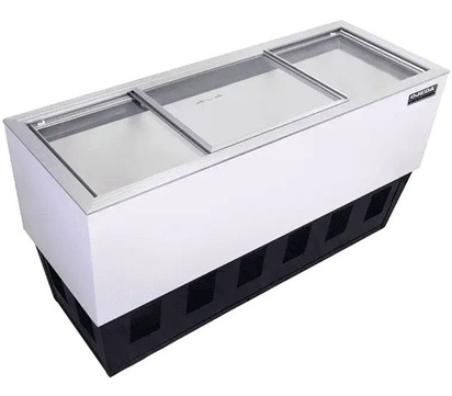 CONGELADOR PLANO HORIZONTAL  CRISTAL RECTO  3 PUERTAS CORREDIZAS 15312