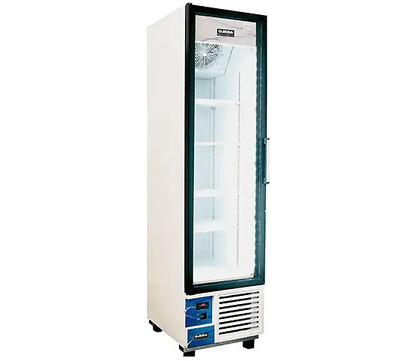 CONGELADOR VERTICAL 1  PUERTA ILUMINACION LED 4 PARRILLAS
