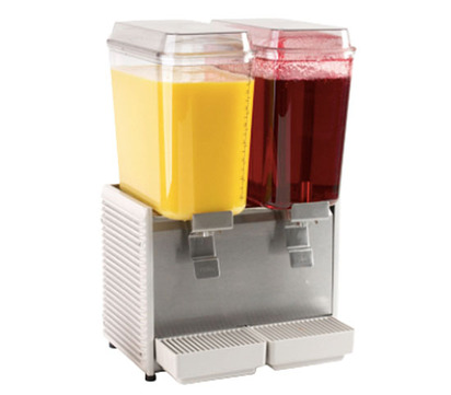 DISPENSADOR DE BEBIDAS CON 2 TAZONES DE 189 LITROS CU