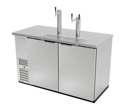DISPENSADOR REFRIGERADO EN AI - 2 PUERTAS - 2 TORRES - 3 DISPAROS