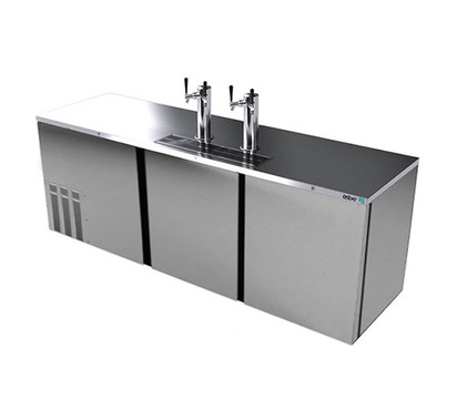 DISPENSADOR REFRIGERADO EN AI - 3 PUERTAS - 2 TORRES - 4 DISPAROS