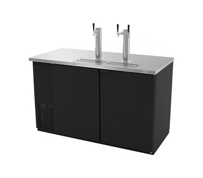 DISPENSADOR REFRIGERADO EN VINIL MEGRO 2 PUERTAS 2 TORRES 3 DISPAROS