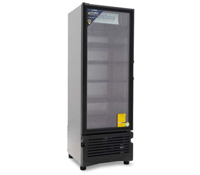 ENFRIADOR VR12 D ACERO CON MARCOS NEGROS 12 PIES CUBICOS