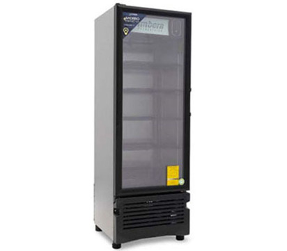 ENFRIADOR VR12 D ACERO CON MARCOS NEGROS 12 PIES CUBICOS
