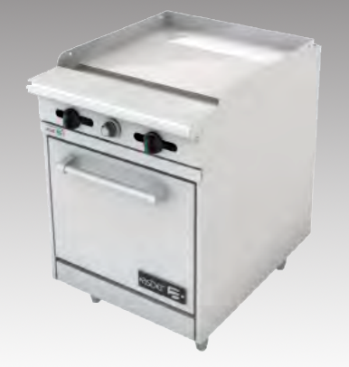 Plancha de cocina a gas + 2 fuegos y horno - Gastro M 700 - GL934