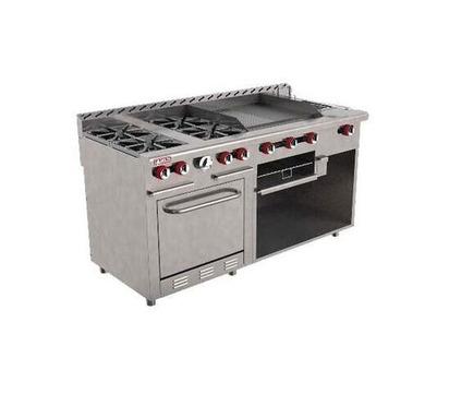 ESTUFA  ASADOR-PLANCHA  FREIDOR  HORNO  GRATINADOR 64  100 AI 430