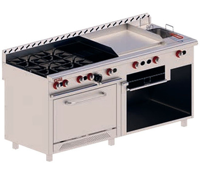 ESTUFA  ASADOR  PLANCHA  FREIDOR  HORNO  GRATINADOR 72  100 AI 430