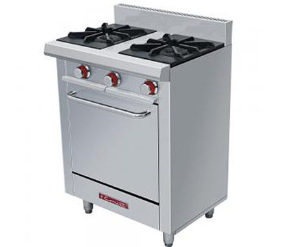 ESTUFA CON 2 QUEMADORES AI PLANCHA COLD ROLLED STEEL PERILLA METALICA 069X0565X105M 91KG
