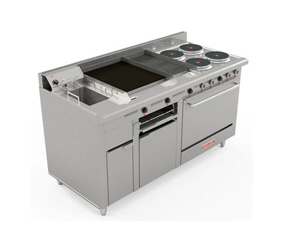 ESTUFA DE 4 QUEMADORES ABIERTOS TIPO JUMBO ASADOR ARAE UTIL 029 M DE FRENTE 057 M DE FONDO P