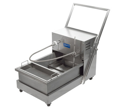 FILTRO PORTATIL PARA ACEITE CALIENTE CON UNA TINA DE CAPACIDAD HASTA 30 LTS
