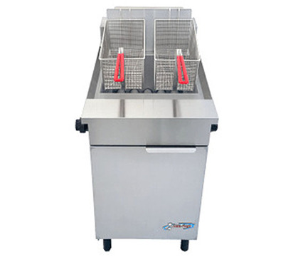 FREIDOR 5QUEMADORES EN AI TINATERMOSTATOVALVULAPATASCANASTILLAS 060X107X121M 92KG