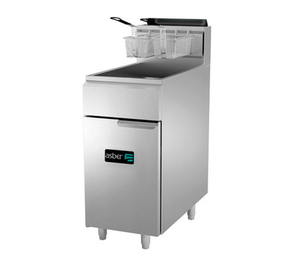 FREIDORA A GAS 1 TINA - 3 QUEMADORES - 4050 LBS DE CAPACIDAD - FULL INOX