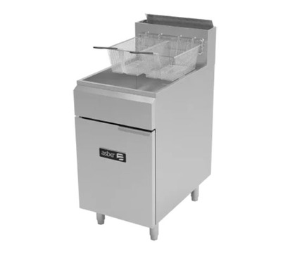 FREIDORA A GAS 1 TINA - 4 QUEMADORES - 75 LBS DE CAPACIDAD - FULL INOX