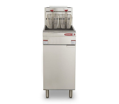 FREIDORA A GAS 15LTRS EXT EN AI Y INT EN ACERO ALUMINIZ
