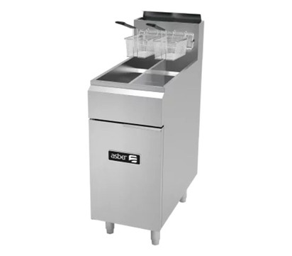 FREIDORA A GAS 2 TINAS - 4 QUEMADORES - 2525 LBS DE CAPACIDAD - FULL INOX