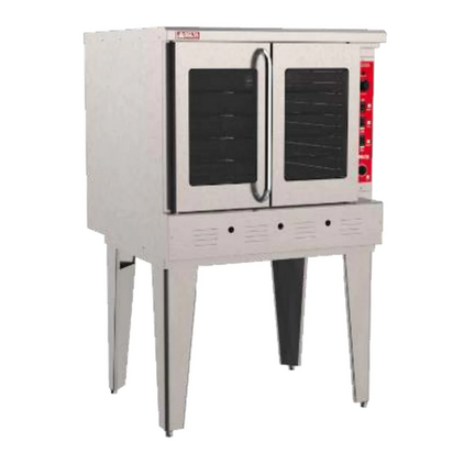 HORNO CONVECCION 12 CHAROLAS 2 QUEMADORESAI 430 EXT  ALUMINIZADO INT