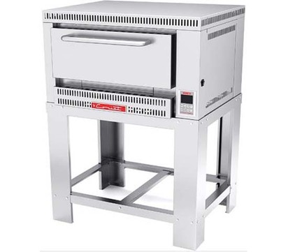 HORNO PARA 1 PIZZAS DE 0400M DIAMETRO TERMOSTATO1QUEMADOR1PUERTA EN AI 0950X0840X1220M 70