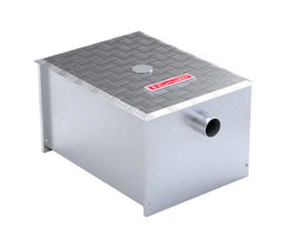 INTERCEPTOR DE GRASA CAPACIDAD DE ALMACENAJE 9 KG DE GRASA CAPACIDAD DE FLUJO 38 LTMIN DE AGUA M