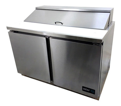 MESA REFRIGERADA DE PREPARACION - ENSALADAS - 12 INSERT GN-16 MARCA ASBER