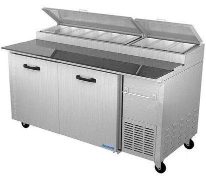 MESA REFRIGERADA EN ACERO INOXIDABLE 224 PIES CUBICOS 1 PUERTA