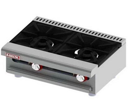 PARRILLA 2 QUEMADORES ABIERTOS 12  AI 430 EXT  ALUMINIZADO INT