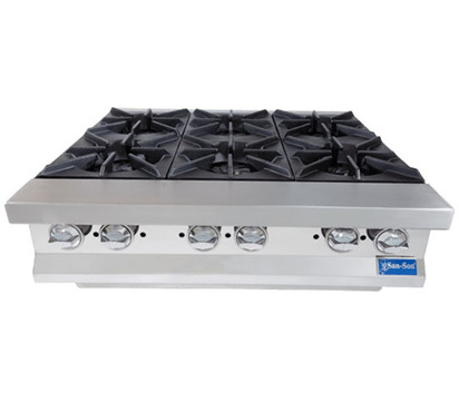 PARRILLA 6 QUEMADORESPARRILLAPILOTOCHAROLAVALVULA FRENTE 0915X0747X0304M