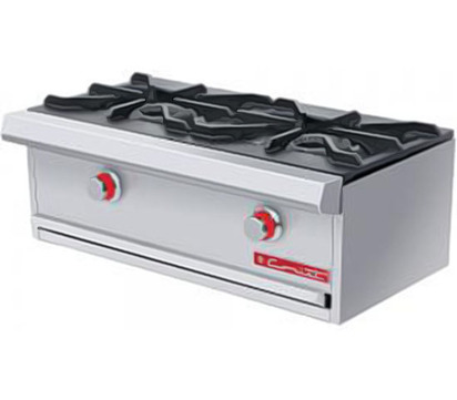 PARRILLA HEAVY DUTY CCHAROLAAI2QUEMADOR CON TAPA2PERILLAS ZINC2PARRILLAS 0880X0565X0310M 45K