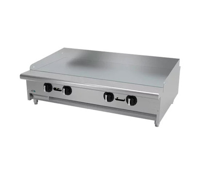 PLANCHA LISA TERMOSTATICA A GAS CON PLACA DE 34 - RESTAURANT LINE