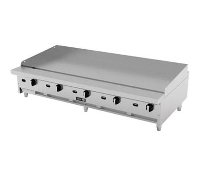 PLANCHA LISA TERMOSTATICA A GAS CON PLACA DE 34 - RESTAURANT LINE