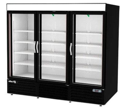 REFRIGERADOR 3 CUERPOS CON DISPLAY-3 PUERTAS DE CRISTAL