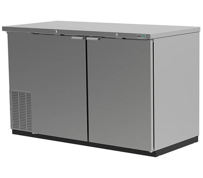 REFRIGERADOR DE CONTRA BARRA EN AI CON PUERTAS SOLIDAS