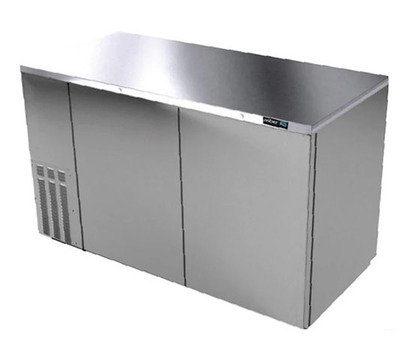 REFRIGERADOR DE CONTRA BARRA EN AI CON PUERTAS SOLIDAS