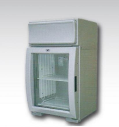 REFRIGERADOR ESTATICA PLACA FRIA ILUMINACION INTERNA MUEBLE 100 PLASTICO EN COLOR GRIS DE 563 X