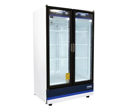REFRIGERADOR VERTICAL PUERTAS DE CRISTAL