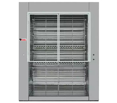 ROSTICERO CAPACIDAD DE 40 POLLOS COMBINACION DE LENA Y GAS ACERO INOXIDABLE