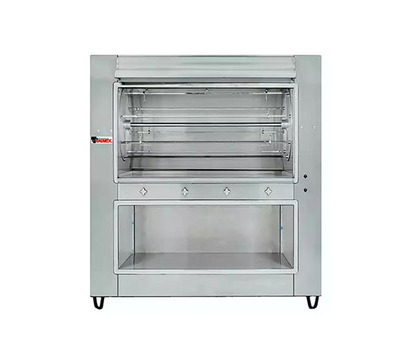 ROSTICERO CAPACIDAD DE 64 POLLOS ACERO