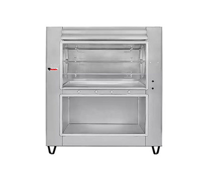 ROSTICERO DE ACERO INOXIDABLE PARA 48 POLLOS