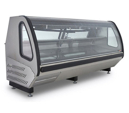 VITRINA AUTOCONTENIDA 2M FRENTE EN AICONTROLVIDRIO PANORAMICO