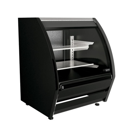 VITRINA CREMERA 78 PIES CUBICOS COLOR NEGRO