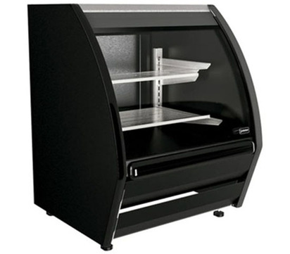 VITRINA CREMERA 78 PIES CUBICOS COLOR NEGRO