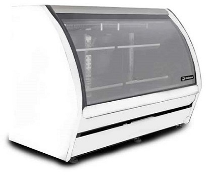 VITRINA EXHIBIDORA COLOR BLANCO  CAPACIDAD 129 PIES CUBICOS