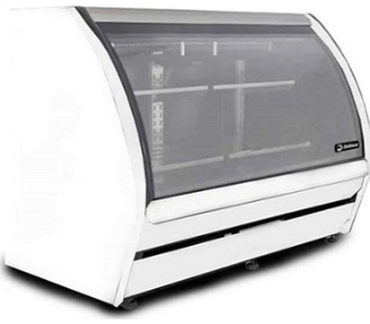 VITRINA EXHIBIDORA COLOR BLANCO  CAPACIDAD 129 PIES CUBICOS