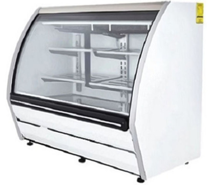 VITRINA EXHIBIDORA COLOR BLANCO CAPACIDAD 1783 PIES CUBICOS