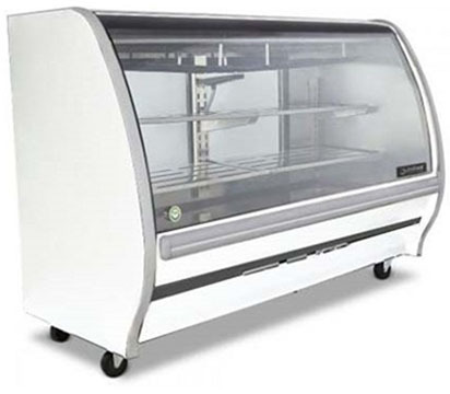 VITRINA EXHIBIDORA COLOR BLANCO CAPACIDAD 1783 PIES CUBICOS
