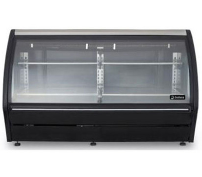 VITRINA EXHIBIDORA COLOR NEGRO CAPACIDAD 1783 PIES CUBICOS