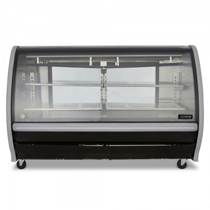 VITRINA EXHIBIDORA COLOR NEGRO CAPACIDAD 1783 PIES CUBICOS