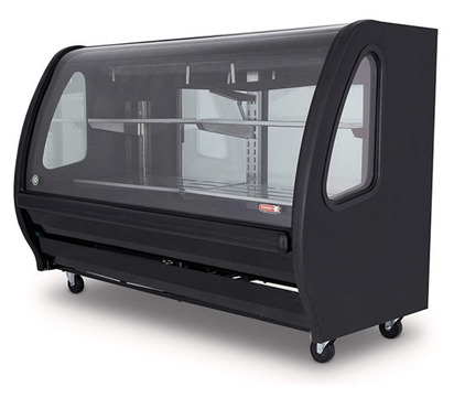 VITRINA EXHIBIDORA MEDIA CONGELACION 2M FRENTE COMPRESOR 12HP 120V60HZ COLOR NEGRO